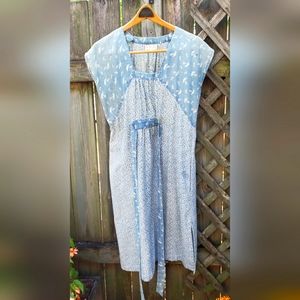 Vintage J. G. Saxe blue small sundress